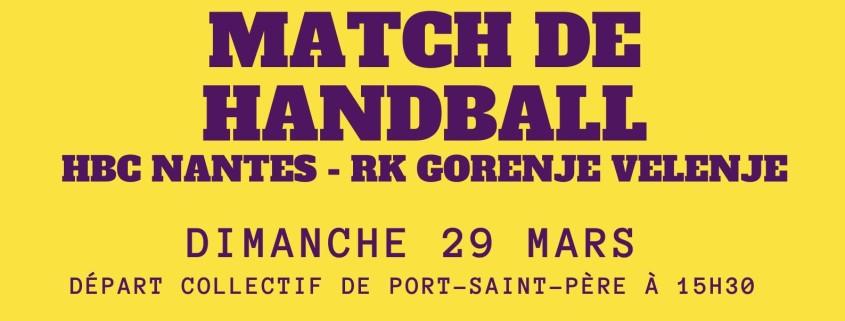 Affiche de collecte de fonds avec match de foot d'exposition, jaune et violette