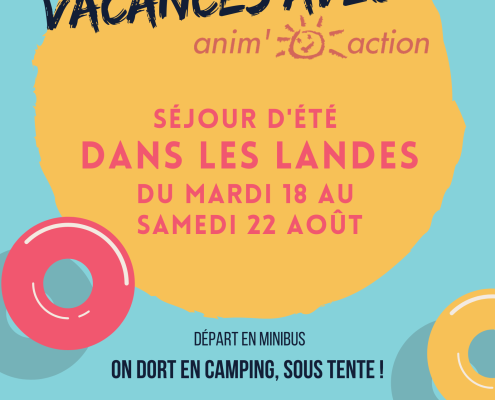 Séjour d'été jeunesse flyer